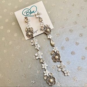 Betsey Johnson ‘Kitsch’ Long Floral Earrings NWT/HTF!